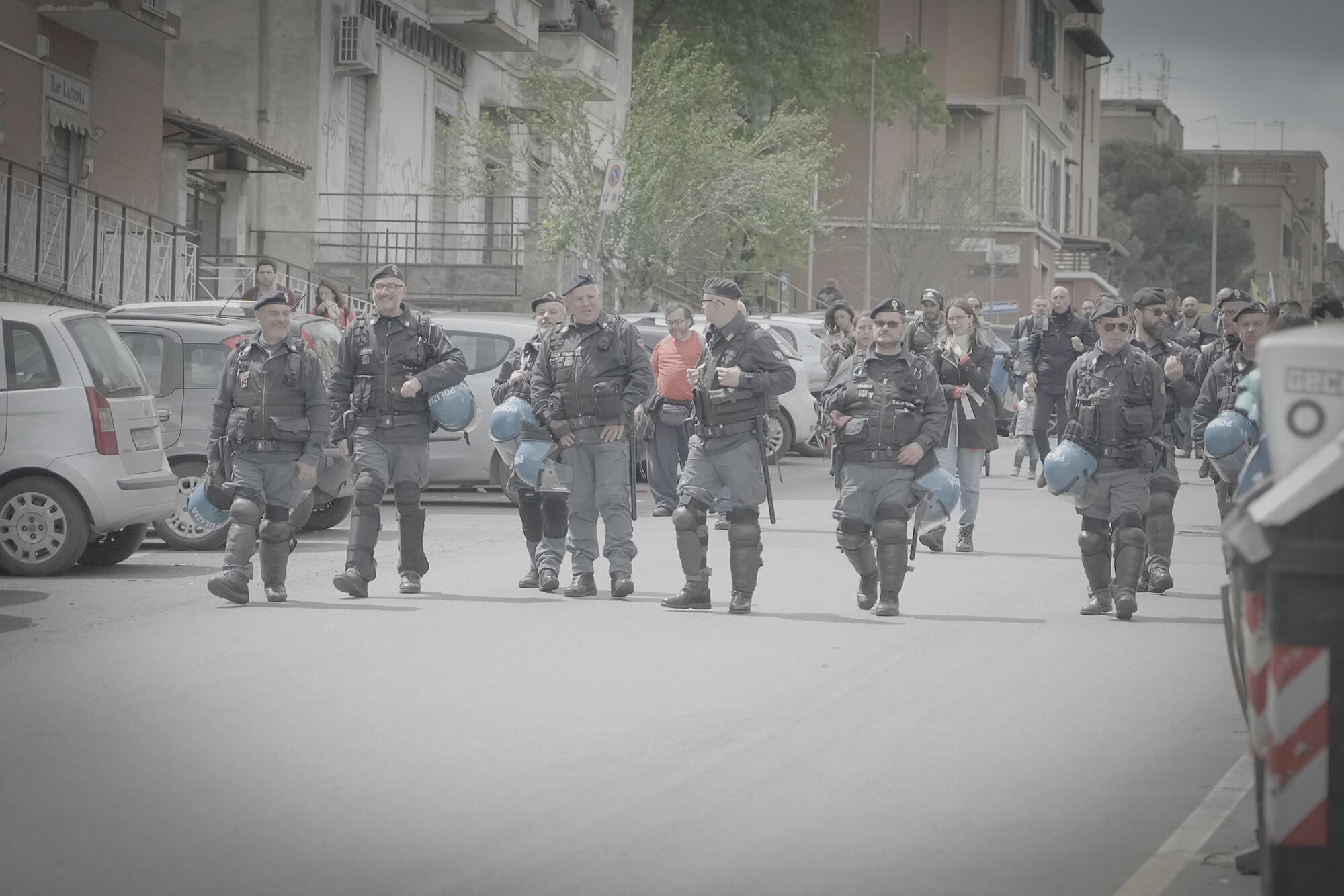 Manifestación antifascista en Roma - 7